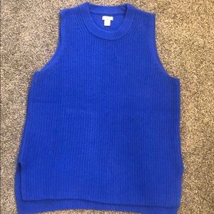 J. Crew Factory Crew Neck Knit Tank Top Sweater